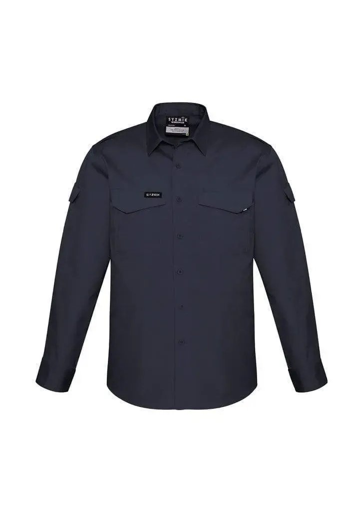 SYZMIK Men’s Rugged Cooling Men’s L/S Shirt ZW400 Work Wear Syzmik Charcoal 7XL